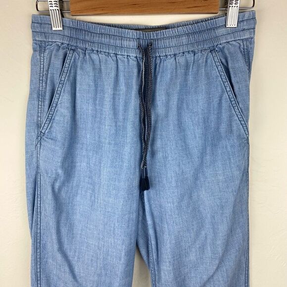 J. Crew Point Sur Seaside Frayed Hem Chambray Pant - Picture 4 of 8